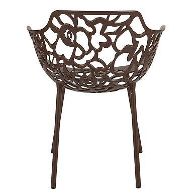LeisureMod Modern Devon Aluminum Armchair