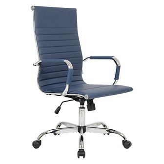 LeisureMod Harris High-Back Office Chair