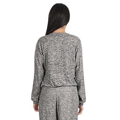 Women's Ultra-Soft Lightweight Hacci Short Wrap Top