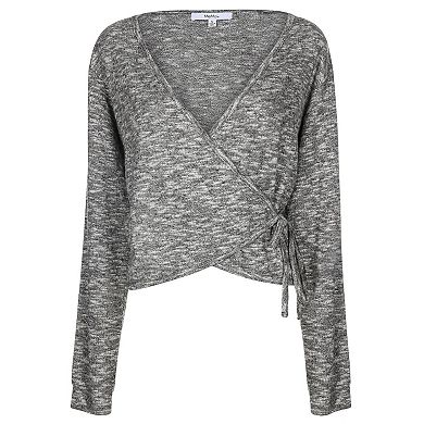 Women's Ultra-Soft Lightweight Hacci Short Wrap Top