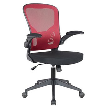 LeisureMod Newton Mesh Office Chair, Adjustable Height and Smooth Swivel for Work and Home Offices