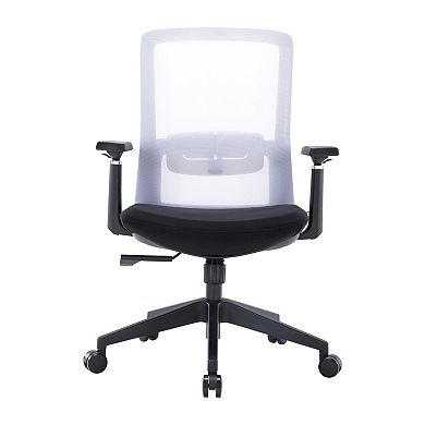 LeisureMod Ingram Modern  Office Task Chair with adjustable armrests