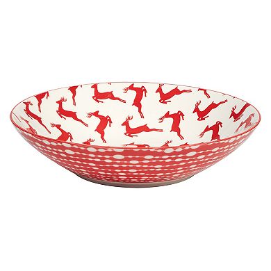 Certified International Set of 6 Peppermint Candy Soup/Pasta Bowls