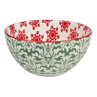 Certified International Set of 6 Winter Medley All Purpose Bowls