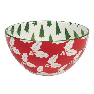 Certified International Set of 6 Winter Medley All Purpose Bowls