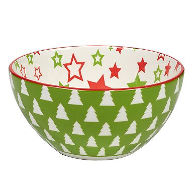 Certified International Set of 6 Holiday Fun All Purpose Bowls
