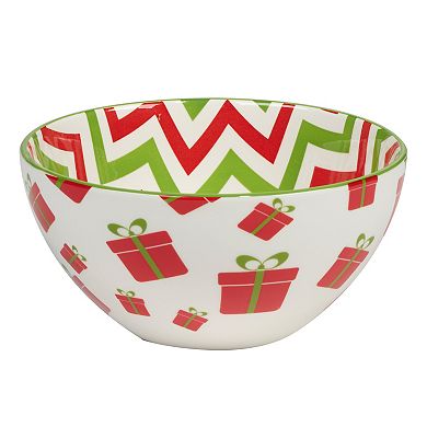 Certified International Set of 6 Holiday Fun All Purpose Bowls