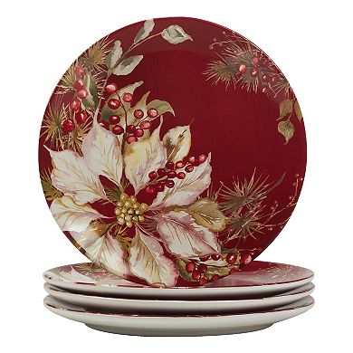Certified International 16-Piece Winter's Joy Dinnerware Set