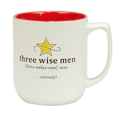 Certified International Christmas Fun Red Mugs 6-Piece