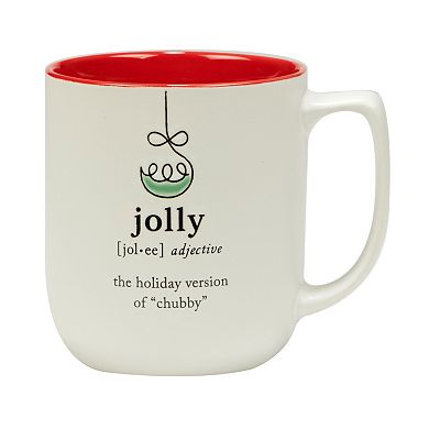 Certified International Christmas Fun Red Mugs 6-Piece