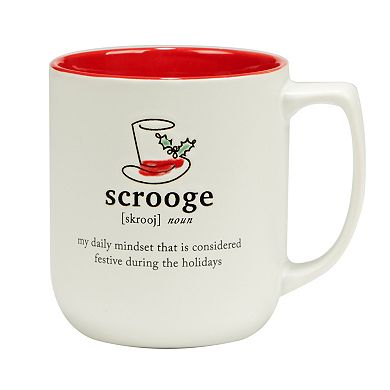 Certified International Christmas Fun Red Mugs 6-Piece