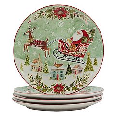 Christmas Plates Shop Holiday Dinnerware Serveware Kohl s