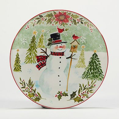 Certified International Set of 4 Joy of Christmas Dessert Plates