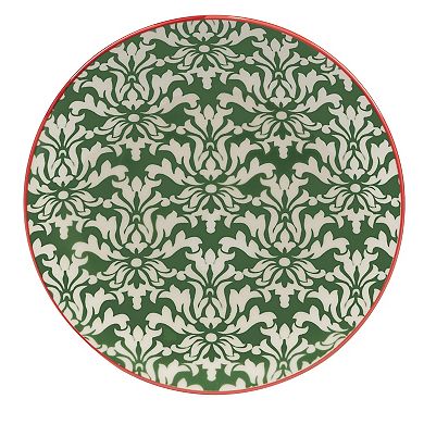 Certified International Set of 6 Winter Medley Canape Plates