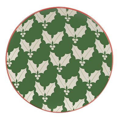 Certified International Set of 6 Winter Medley Canape Plates