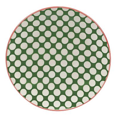 Certified International Set of 6 Winter Medley Canape Plates