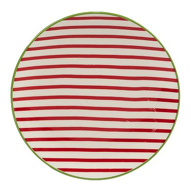 Certified International Set of 6 Holiday Fun Canape Plates