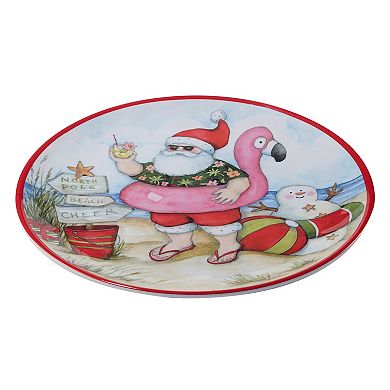 Certified International 2-Piece Santa's Wish Platter Set