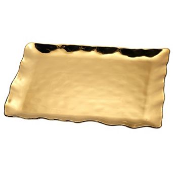 Certified International Gold Coast Rectangle Platter