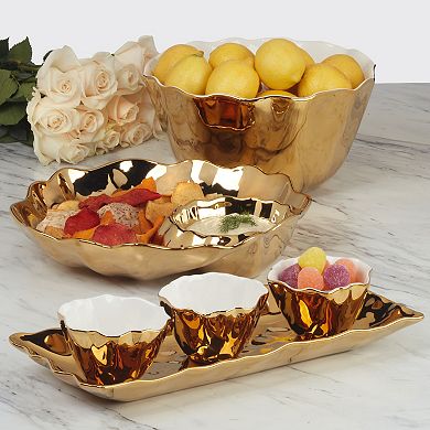 Certified International Gold Coast Rectangle Platter