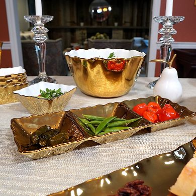 Certified International Gold Coast 3-Section Tray