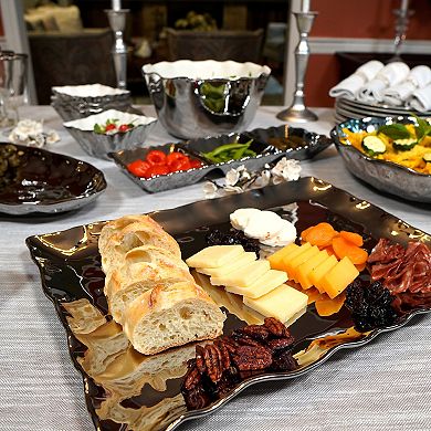 Certified International Silver Coast Rectangle Platter