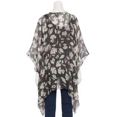 Women's Sonoma Goods For Life® Open Weave Floral Cardigan
