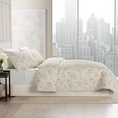 Simply Vera Vera Wang Sunwashed Botanical Printed Quilt Set