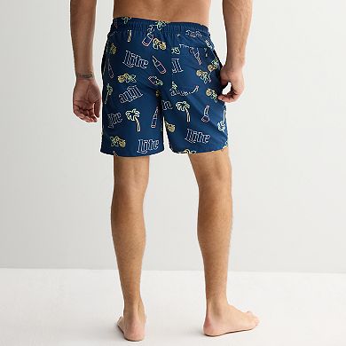Men's Miller Lite 7" Swim Trunks