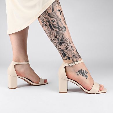 Journee Collection Valenncia Women's SuperNatural Shades Tru Comfort Foam Dress Sandals