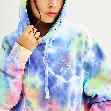 Juniors IVORY ELLA Cloud 9 Tie Dye Hoodie