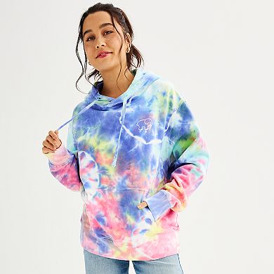 Juniors IVORY ELLA Cloud 9 Tie Dye Hoodie