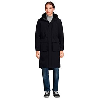 Men's Lands' End Squall Waterproof Insulated Winter Stadium Coat
