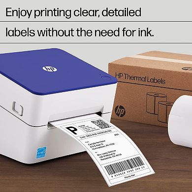 HP 4x6 in. Thermal Shipping Labels, 4 Paper Rolls, 250 Sheets x Roll