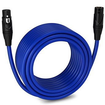 LyxPro XLR Cable, 75 Feet Male-to-Female, 3 Pin Mic Cable