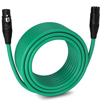 LyxPro XLR Cable, 75 Feet Male-to-Female, 3 Pin Mic Cable