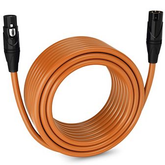 LyxPro XLR Cable, 75 Feet Male-to-Female, 3 Pin Mic Cable
