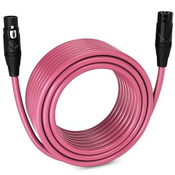 LyxPro XLR Cable, 75 Feet Male-to-Female, 3 Pin Mic Cable