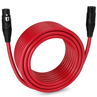 LyxPro XLR Cable, 75 Feet Male-to-Female, 3 Pin Mic Cable