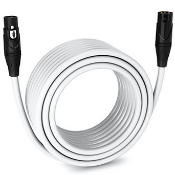 LyxPro XLR Cable, 75 Feet Male-to-Female, 3 Pin Mic Cable