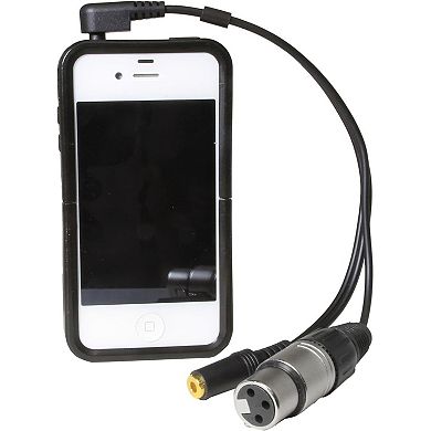 LyxPro 10 Inches Microphone XLR Cable with Stereo 3.5mm Mini Jack