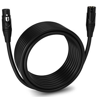 LyxPro XLR Cable, 30 Feet Male-to-Female, 3 Pin Mic Cable