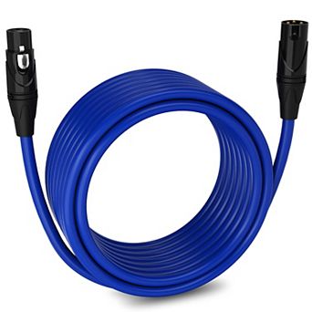 LyxPro XLR Cable, 30 Feet Male-to-Female, 3 Pin Mic Cable