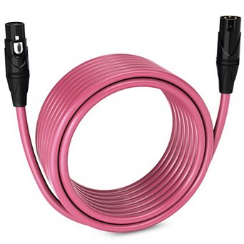 LyxPro XLR Cable, 30 Feet Male-to-Female, 3 Pin Mic Cable