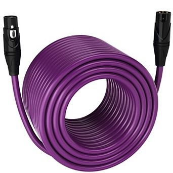 LyxPro XLR Cable, 30 Feet Male-to-Female, 3 Pin Mic Cable
