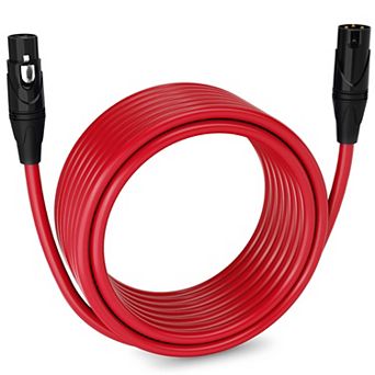 LyxPro XLR Cable, 30 Feet Male-to-Female, 3 Pin Mic Cable