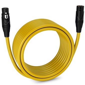 LyxPro XLR Cable, 30 Feet Male-to-Female, 3 Pin Mic Cable