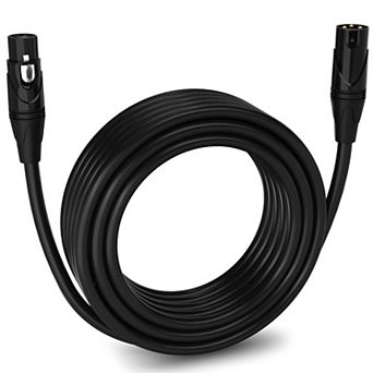 LyxPro XLR Cable, 50 Feet Male-to-Female, 3 Pin Mic Cable