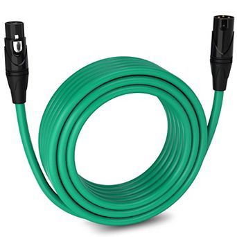 LyxPro XLR Cable, 50 Feet Male-to-Female, 3 Pin Mic Cable