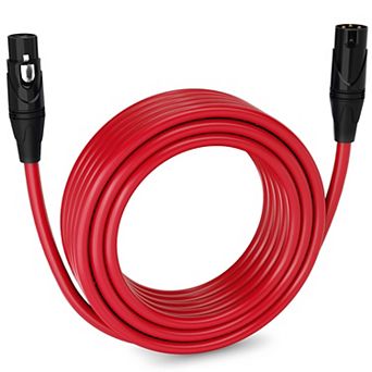 LyxPro XLR Cable, 50 Feet Male-to-Female, 3 Pin Mic Cable
